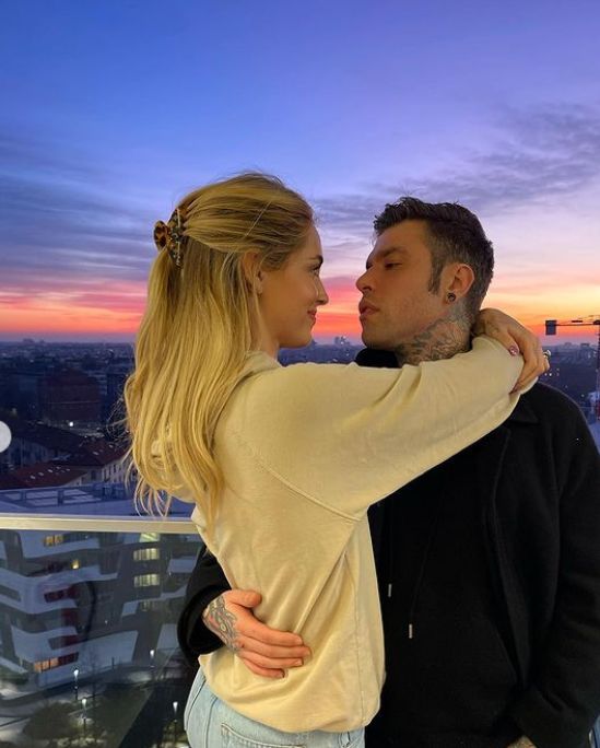 Il cantante Fedez e Chiara Ferragni